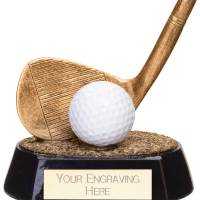 Golf Club and Ball Trophies